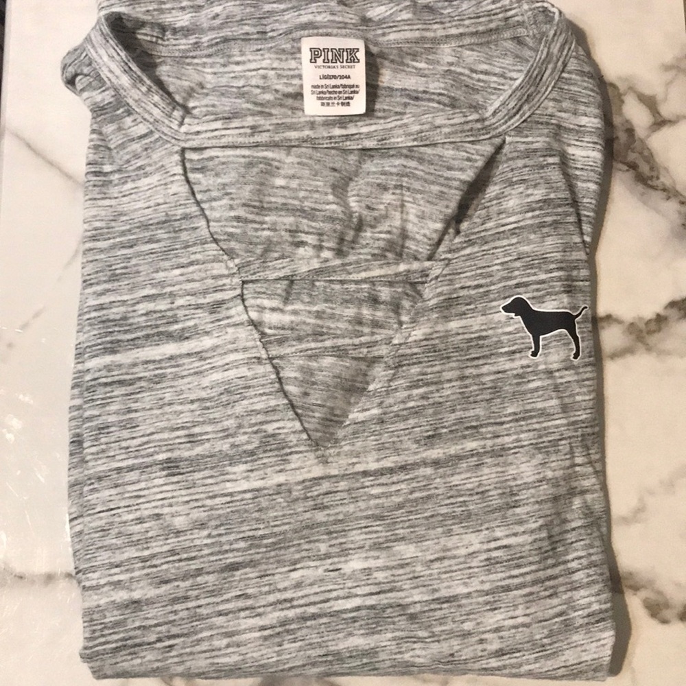 PINK Cutout Tee Shirt